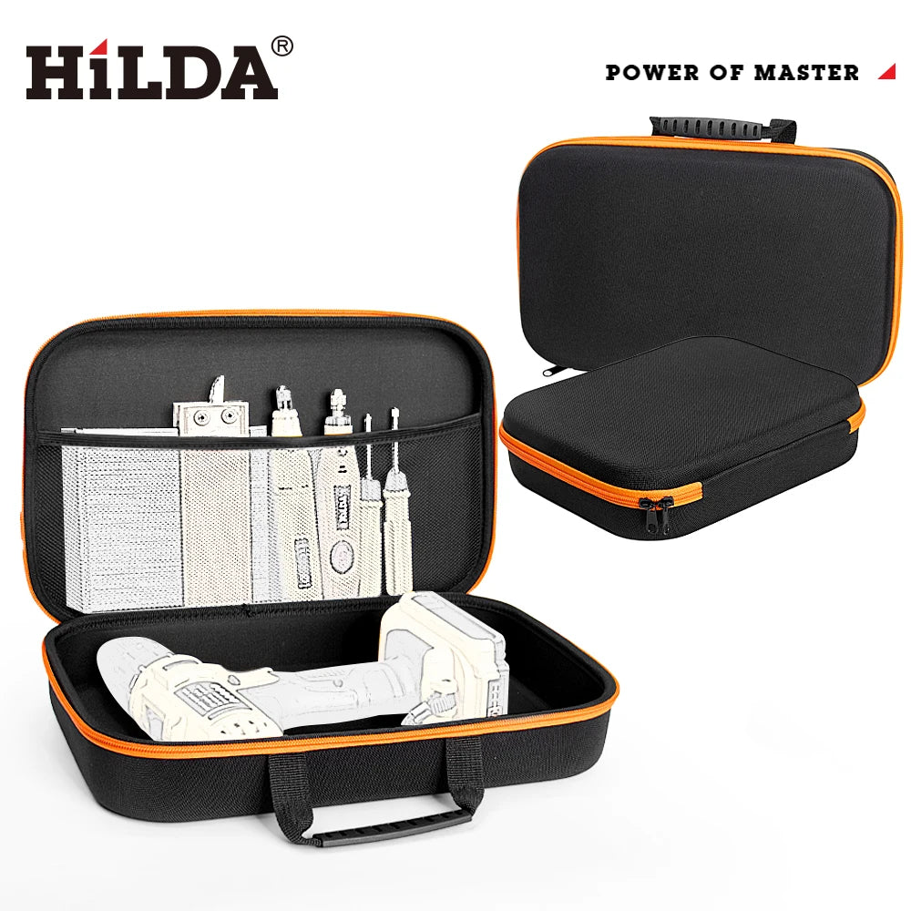 HILDA Large Capacity Tool Bag Waterproof and Shock-Absorbing Tool Bag
