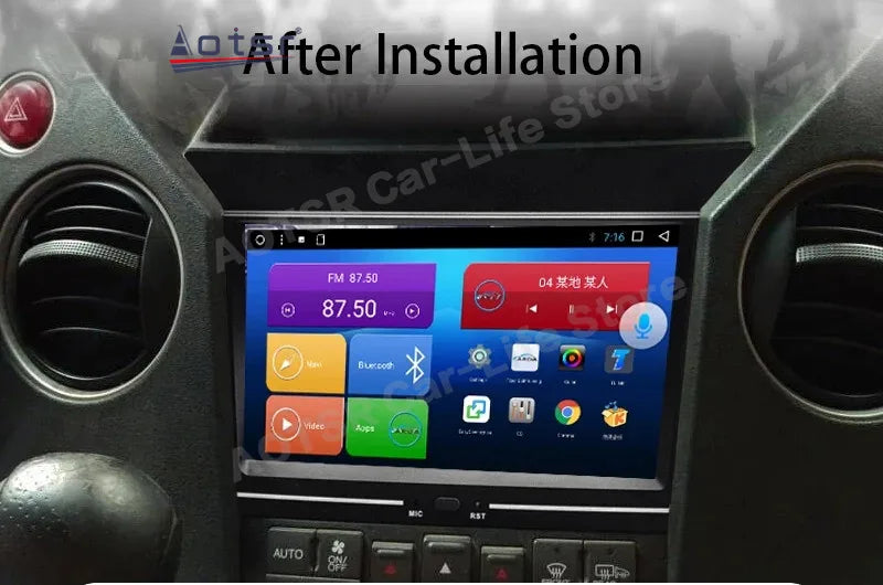 Automotive Multimedia Android 13 For Honda Pilot 2009 2010 2011 2012