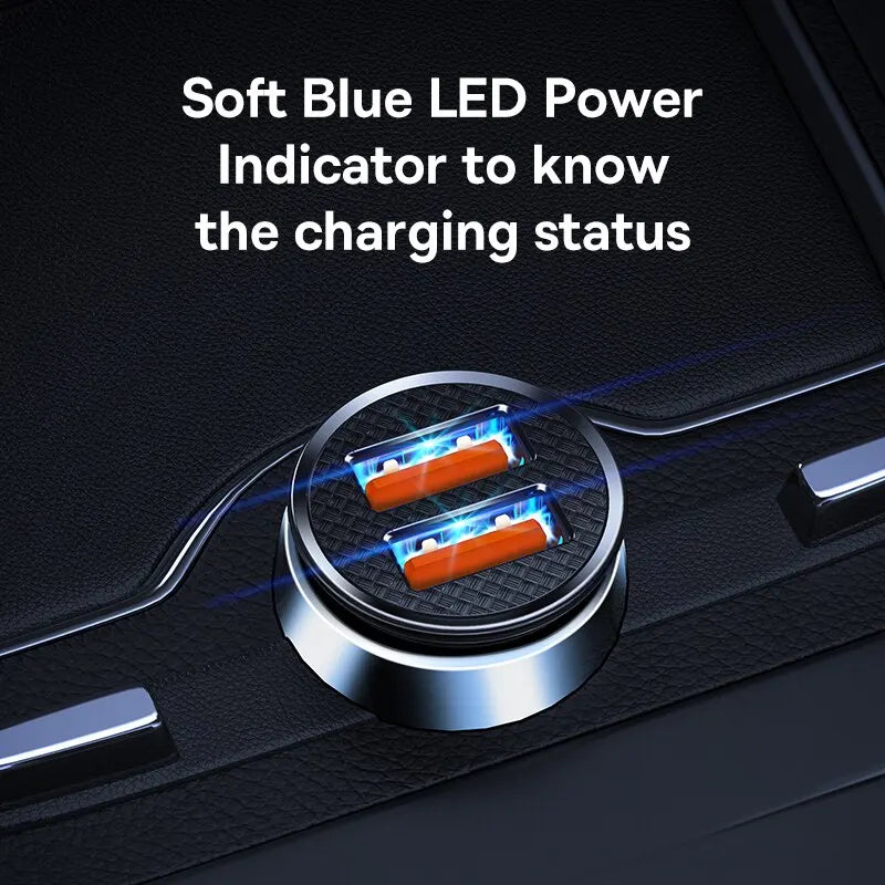 Baseus 30W USB Car Charger Quick Charge 4.0 3.0 FCP SCP USB PD For