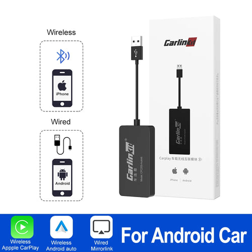 Carlinkit Wireless CarPlay & Android Auto Dongle for Android Car