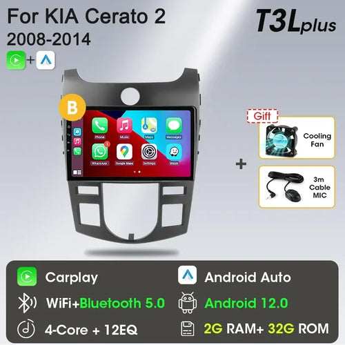 Srnubi Car Radio Android 12 Auto For KIA Forte Cerato 2008-2014