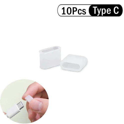 20/1PCS Dust Plug Protective Cover For Android Type C Male Charger