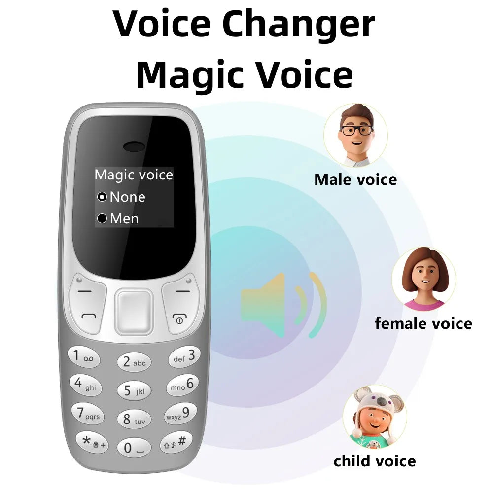 SERVO Small Mobile Phone Bluetooth Dialer Magic voice Low Radiation