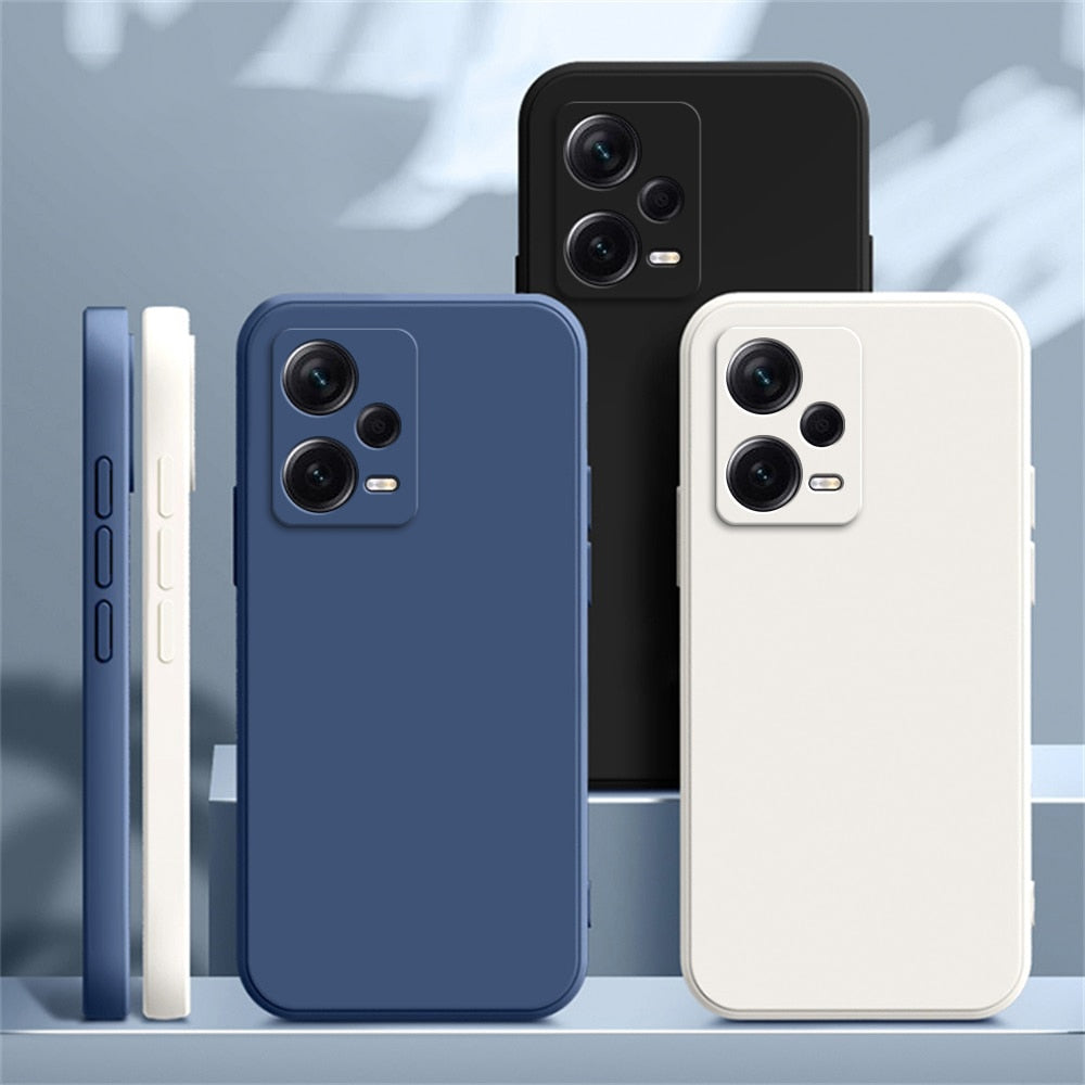 Square Matte Silicone Case for Xiaomi POCO X5 X5PRO 5G Soft Fundas