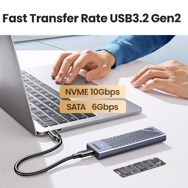 External Enclosure Nvme Gen2 3.2 - M2 Case M.2 Adapter 10gbps Usb 3.2