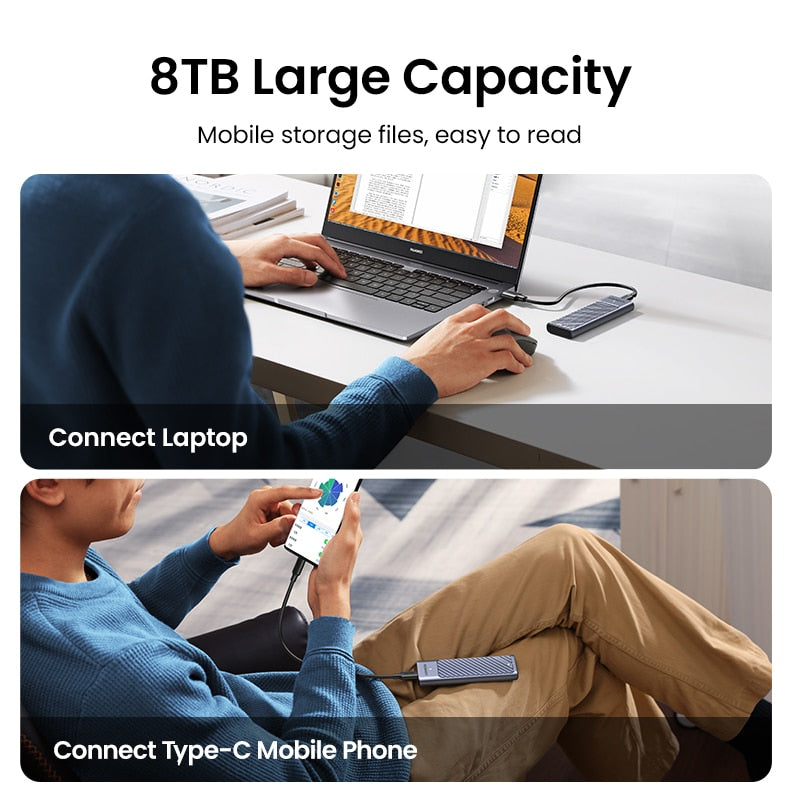 External Enclosure Nvme Gen2 3.2 - M2 Case M.2 Adapter 10gbps Usb 3.2