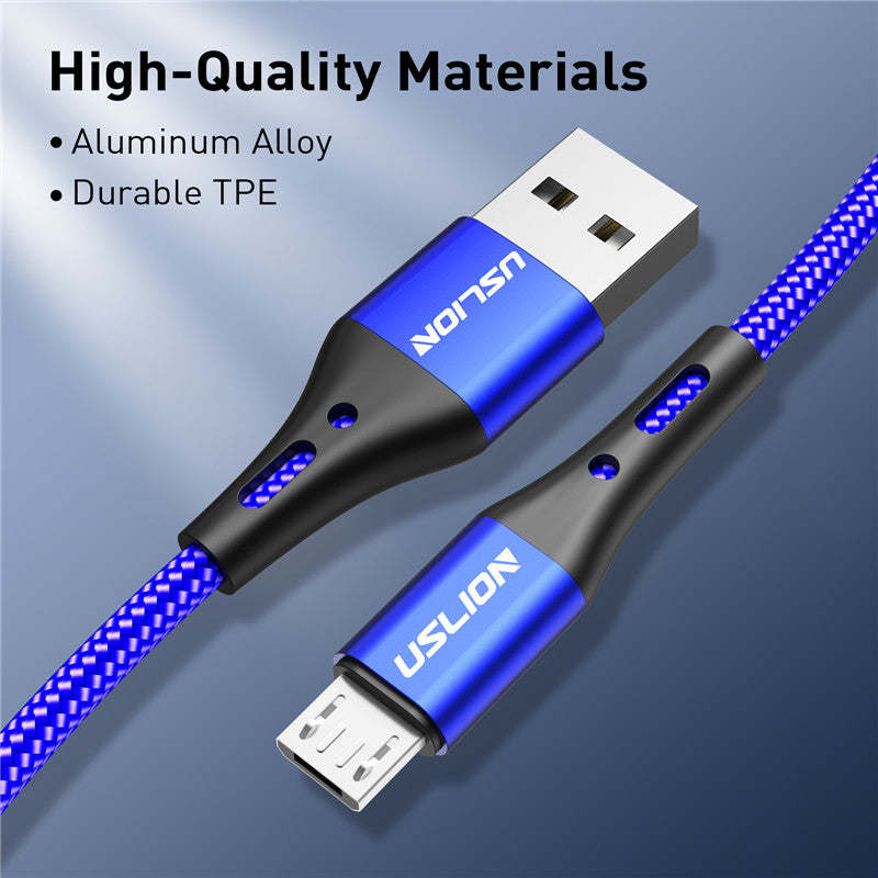 Uslion 3a Micro Usb Cable Fast Charge Usb Data Cable Cord For Samsung