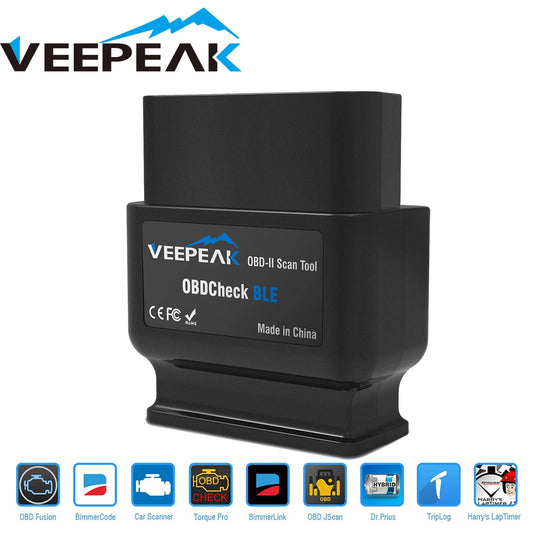 Veepeak OBDCheck BLE OBD2 Bluetooth Scanner Auto OBD II Diagnostic