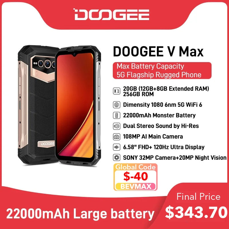 Doogee Mobile Phone 256gb | Doogee 256gb Smartphone | 5g Rugged Mobile