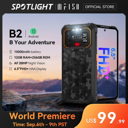 [World Premiere] IIIF150 B2 6.5"FHD+ Display Rugged MobilePhone Night