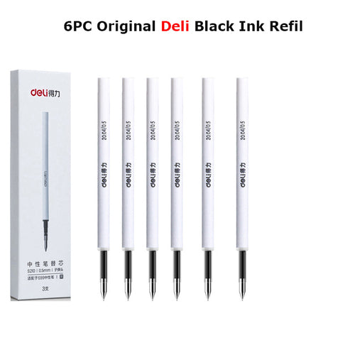 Xiaomi Deli Metal Gel Pen Rollerball Caneta Ручка Ballpoint 0.5mm
